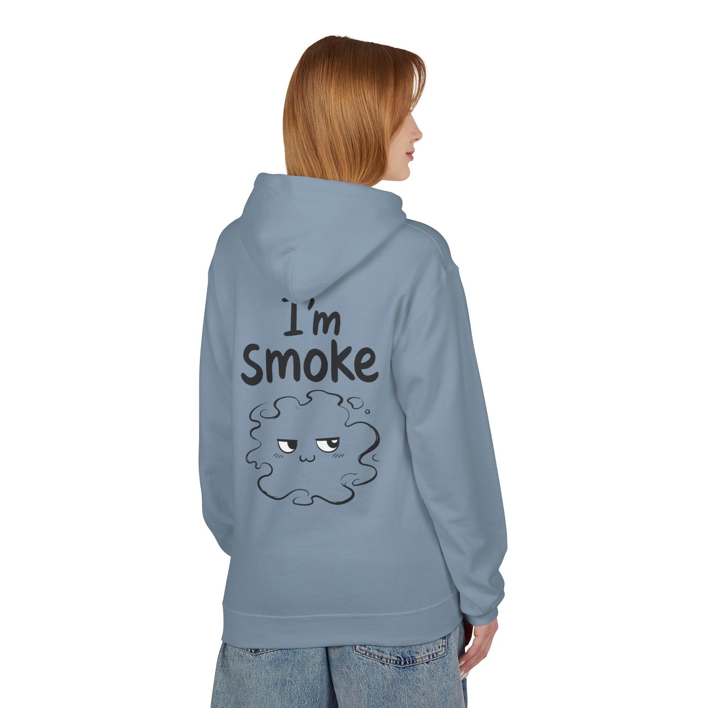 Softstyle Fleece Hoodie Unisex - I'm smoke