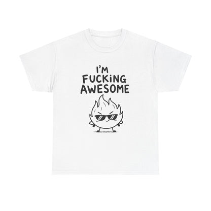 I'm fucking awesome – White
