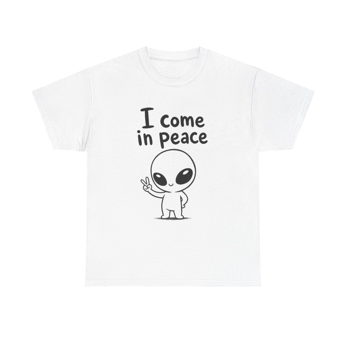 I come in peace – White
