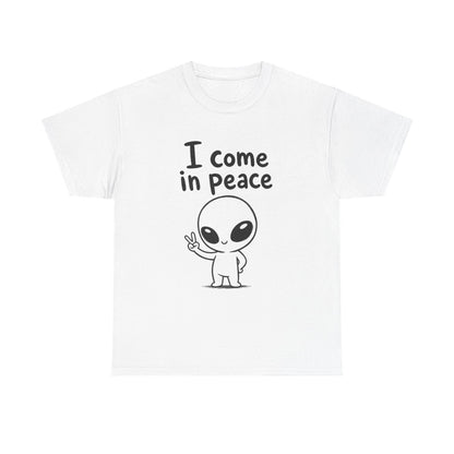 I come in peace – White